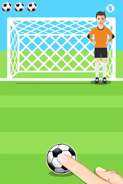 Penalty Shootout Game Offline (Пенальти игра без подключения к интернету)  [МОД Все открыто] Screenshot 1