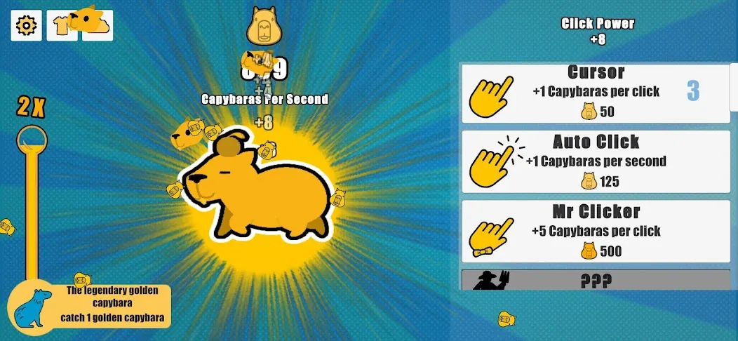 Capybara Clicker (Капибара Кликер)  [МОД Все открыто] Screenshot 2