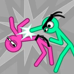 Взломанная Slapstick Fighter - Fight Game (лапстик Файтер)  [МОД Unlimited Money] - последняя версия apk на Андроид