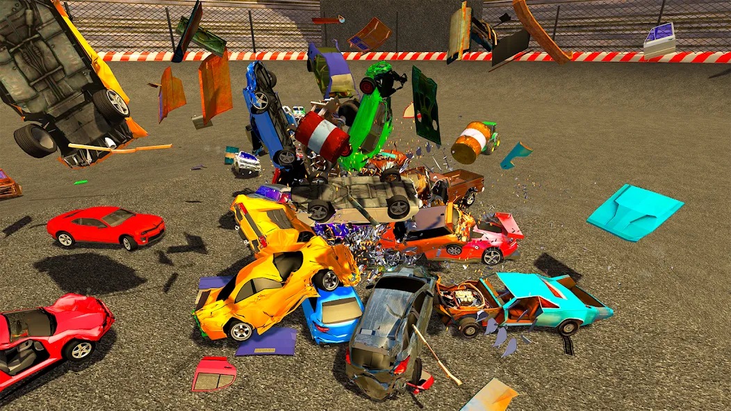 Demolition Derby Mad Car Crash (Дерби Деструкция Симулятор)  [МОД Все открыто] Screenshot 1