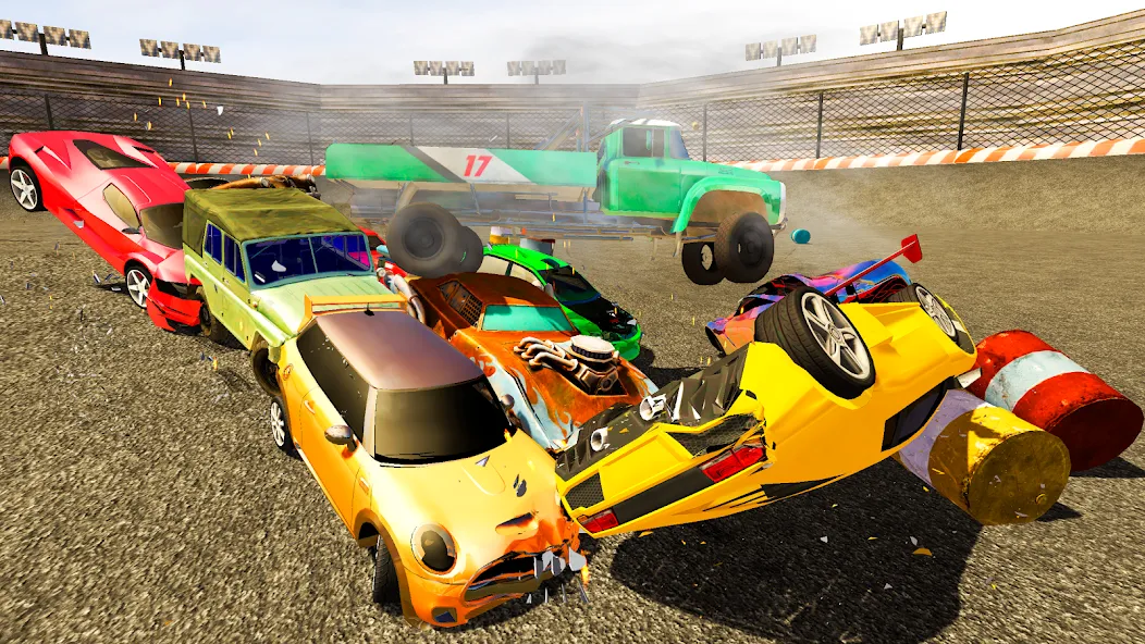 Demolition Derby Mad Car Crash (Дерби Деструкция Симулятор)  [МОД Все открыто] Screenshot 3