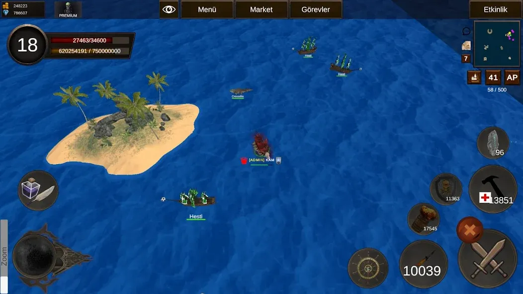 Naval Battle Online (Навальное Сражение Онлайн)  [МОД Бесконечные монеты] Screenshot 2