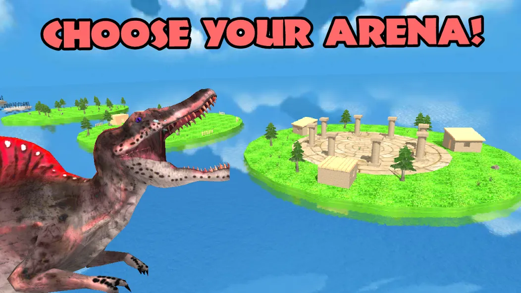 Dino Battle Arena Lost Kingdom (Дино Битва Арена Потерянное Королевство)  [МОД Много монет] Screenshot 2