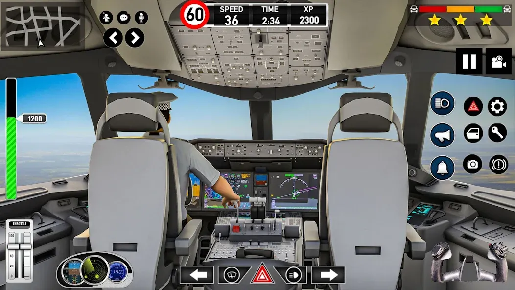 Plane Pilot Flight Simulator (Плейн Пилот Флайт Симулятор)  [МОД Menu] Screenshot 1