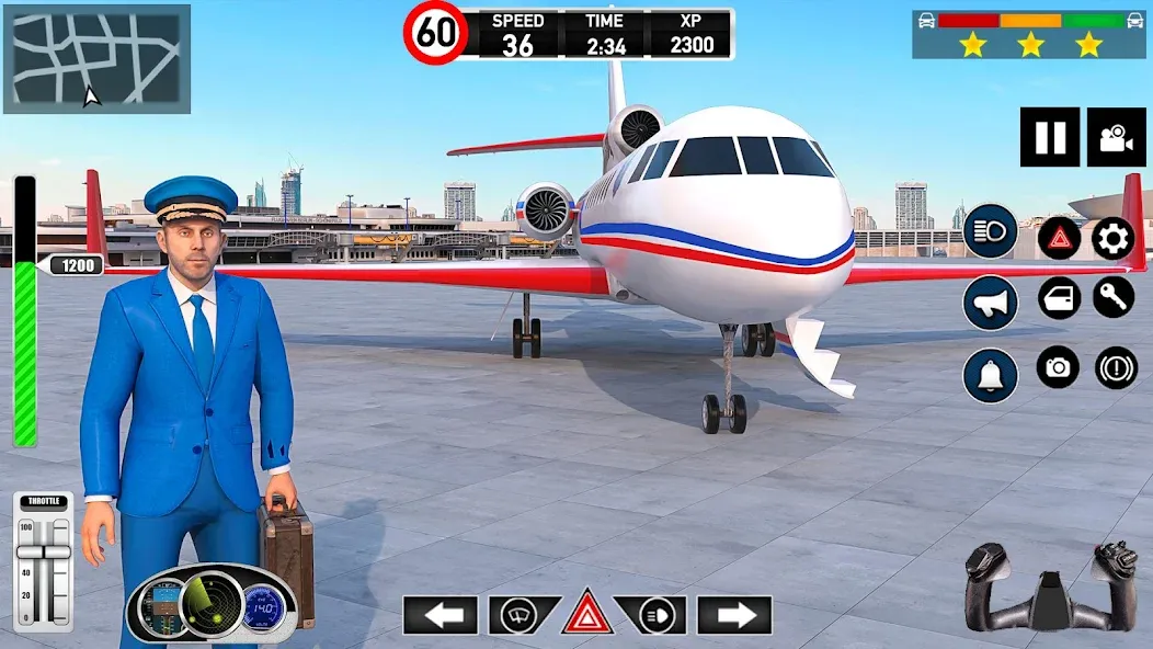 Plane Pilot Flight Simulator (Плейн Пилот Флайт Симулятор)  [МОД Menu] Screenshot 3