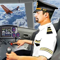 Взломанная Plane Pilot Flight Simulator (Плейн Пилот Флайт Симулятор)  [МОД Menu] - последняя версия apk на Андроид