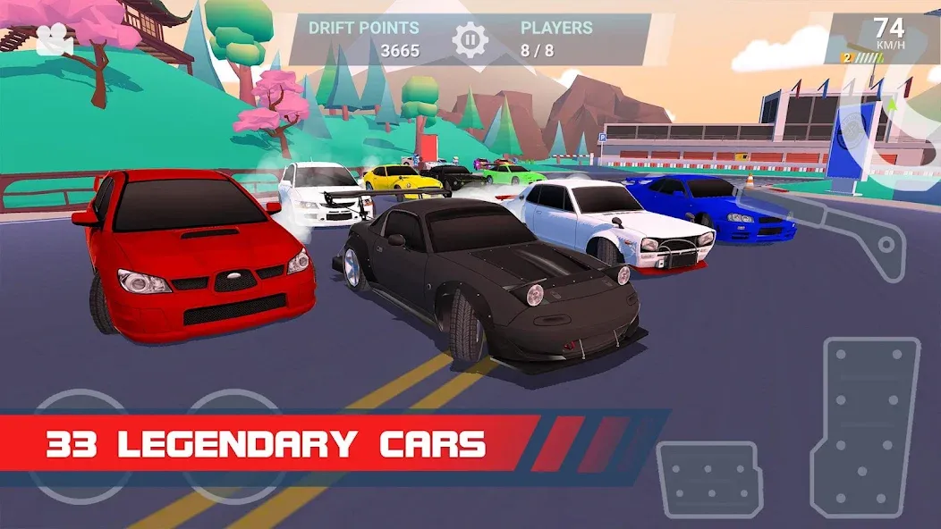 Drift Clash Online Racing (Дрифт Клаш)  [МОД Unlocked] Screenshot 4