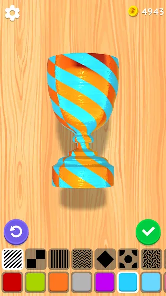 Wood Turning 3D - Carving Game  [МОД Unlimited Money] Screenshot 5