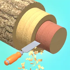 Скачать взломанную Wood Turning 3D - Carving Game  [МОД Unlimited Money] - стабильная версия apk на Андроид