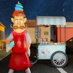 Взломанная Ice Cream Man: Horror Scream (Айс Скрим)  [МОД Все открыто] - полная версия apk на Андроид