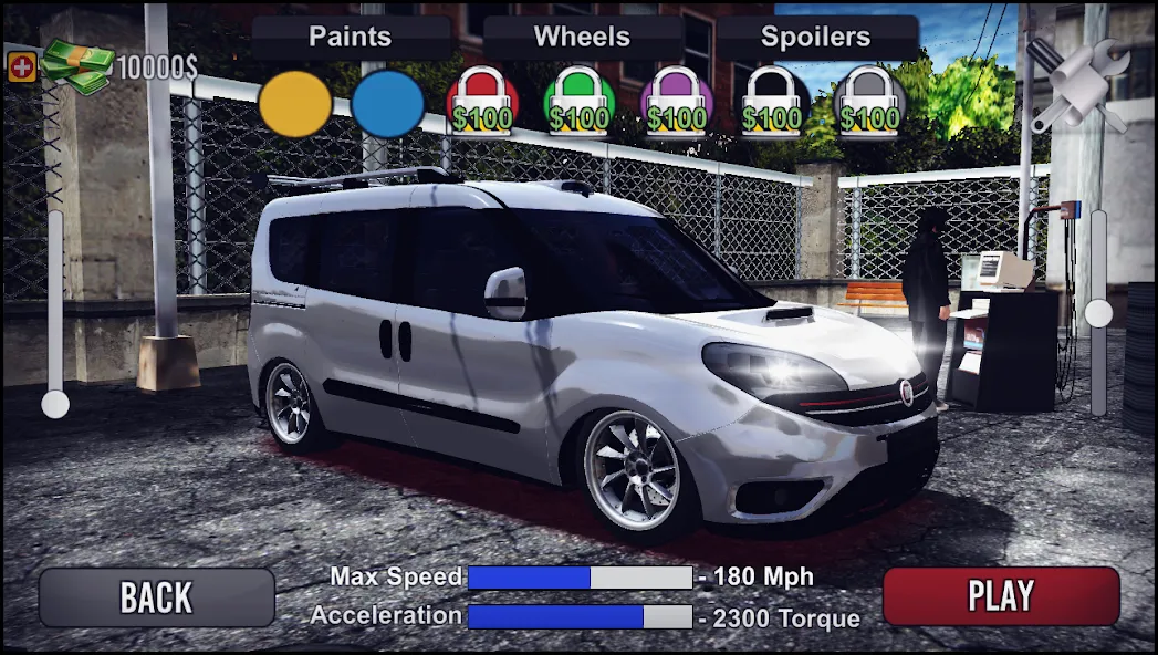 Doblo Drift Simulator (Добло Дрифт Симулятор)  [МОД Бесконечные монеты] Screenshot 2