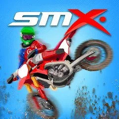 Скачать взломанную SMX: Supermoto Vs. Motocross (СМХ)  [МОД Menu] - полная версия apk на Андроид