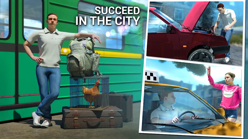 Real Driving School in City  [МОД Бесконечные деньги] Screenshot 1