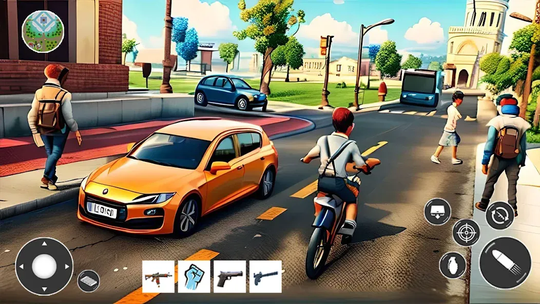 Gangster Car Theft Games (Гангстерская автомобильная война игр)  [МОД Unlimited Money] Screenshot 2