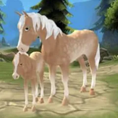 Скачать взломанную Horse Paradise: My Dream Ranch  [МОД Бесконечные монеты] - полная версия apk на Андроид