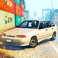 Взломанная Lada Drift Simulator - Online  [МОД Бесконечные деньги] - полная версия apk на Андроид