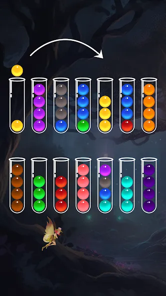 Ball Sort - Color Puzzle Game (Болл Сорт)  [МОД Menu] Screenshot 1