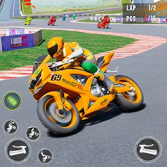 Скачать взломанную Moto Racing 3d Motorcycle Game (Дерт Байк Рейсинг 3Д)  [МОД Unlocked] - полная версия apk на Андроид