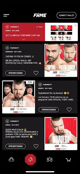 FAME MMA APP (ФЕЙМ ММА АПП)  [МОД Бесконечные монеты] Screenshot 1