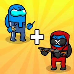 Скачать взломанную Merge Imposter (Мерж Импостер)  [МОД Меню] - стабильная версия apk на Андроид