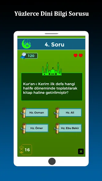 İslami Bilgi Yarışması  [МОД Много денег] Screenshot 2