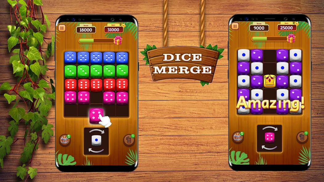 Dice Merge: Dice Mania Game (Дайс Мердж)  [МОД Много монет] Screenshot 1