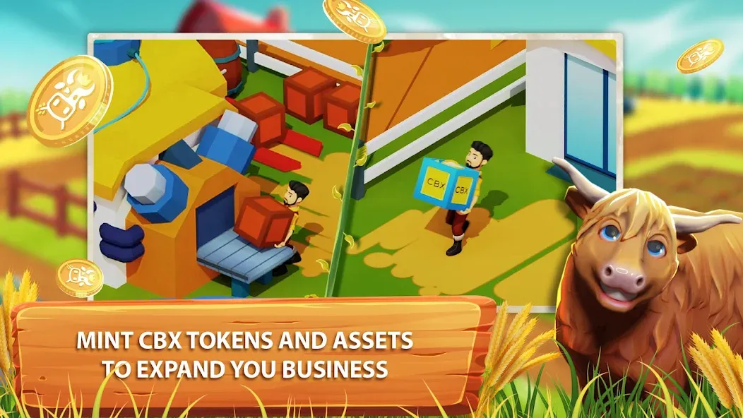 CropBytes: A Crypto Farm Game (КропБайтс)  [МОД Много денег] Screenshot 3