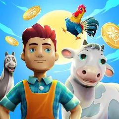 Взлом CropBytes: A Crypto Farm Game (КропБайтс)  [МОД Много денег] - стабильная версия apk на Андроид