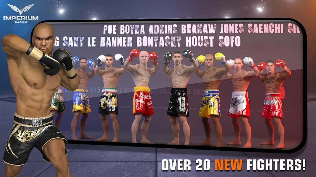 Muay Thai 2 - Fighting Clash (Муай Тай 2)  [МОД Бесконечные монеты] Screenshot 3