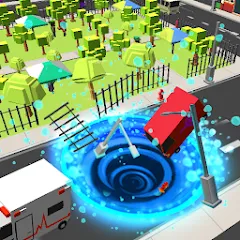Взлом Holein eating games io offline  [МОД Unlimited Money] - полная версия apk на Андроид