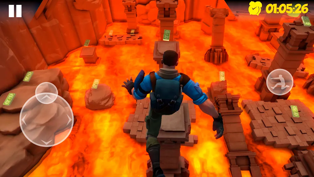 Hot Lava Floor: Urban Escape (Хот Лава Флор)  [МОД Много денег] Screenshot 3