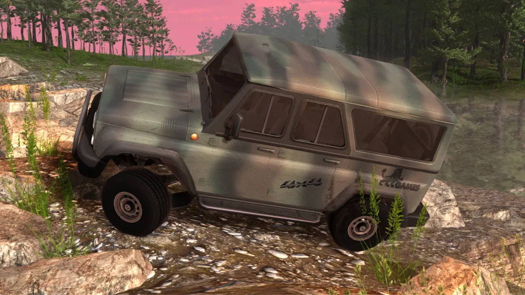 Offroad 4x4 Russian: Uaz Niva (Оффроуд 4х4 Русский)  [МОД Unlocked] Screenshot 2