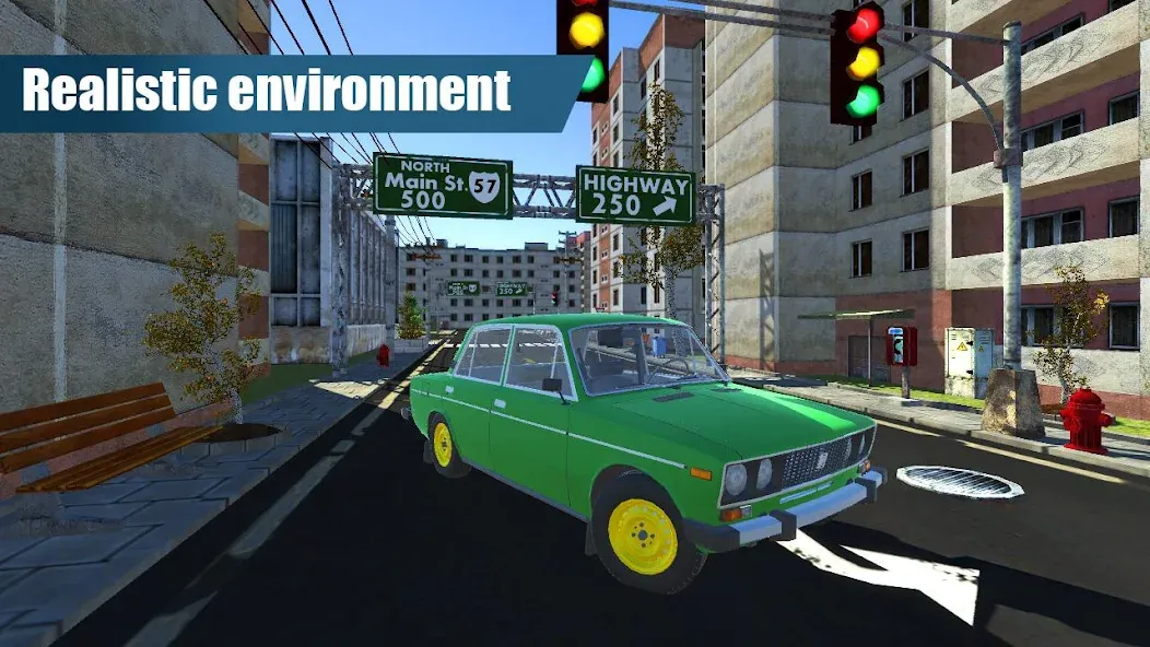 Russian Cars - USSR Version  [МОД Unlimited Money] Screenshot 1