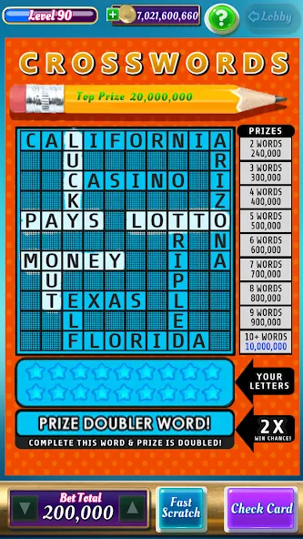 Scratch Off Lottery Casino (Скретч Офф Лотерейное Казино)  [МОД Много денег] Screenshot 5