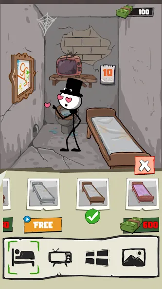 Prison Break: Stick Story (Призон Брейк)  [МОД Unlimited Money] Screenshot 3