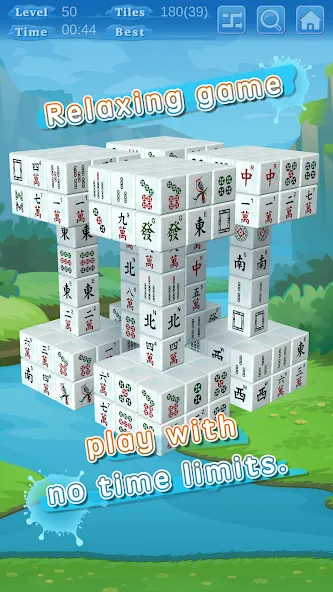 Stacker Mahjong 3D (Стаккер Маджонг 3Д)  [МОД Много денег] Screenshot 4