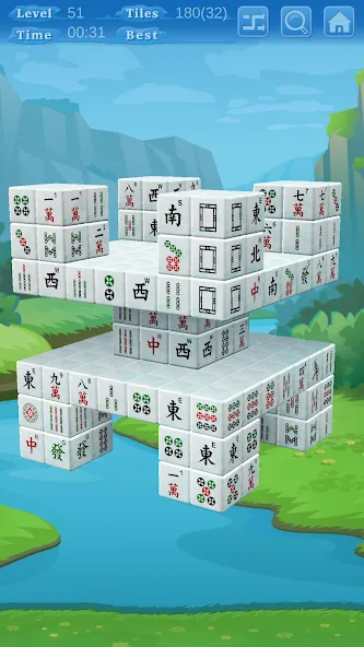 Stacker Mahjong 3D (Стаккер Маджонг 3Д)  [МОД Много денег] Screenshot 5