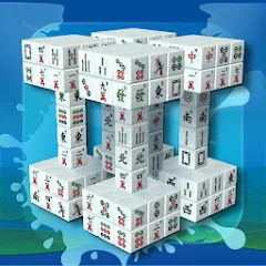 Скачать взломанную Stacker Mahjong 3D (Стаккер Маджонг 3Д)  [МОД Много денег] - полная версия apk на Андроид