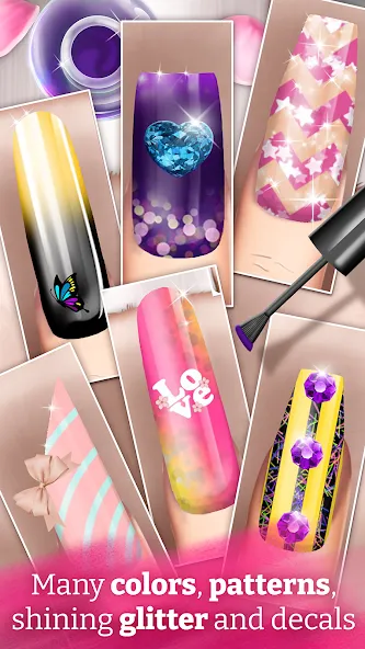 Nail Art Fashion Salon Game  [МОД Unlocked] Screenshot 4