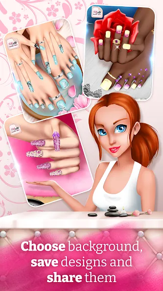 Nail Art Fashion Salon Game  [МОД Unlocked] Screenshot 5