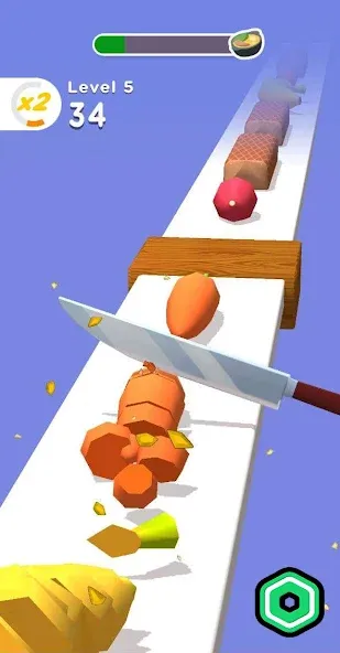 Super Slices Robux Roblominer (упер Слайсес Робукс Робломайнер)  [МОД Unlocked] Screenshot 2