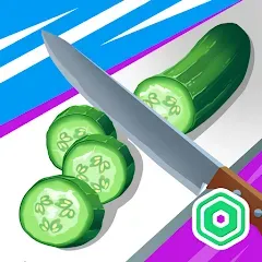 Скачать взлом Super Slices Robux Roblominer (упер Слайсес Робукс Робломайнер)  [МОД Unlocked] - последняя версия apk на Андроид