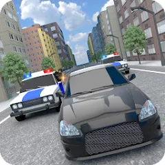 Взлом Police Car Chase  [МОД Много монет] - последняя версия apk на Андроид