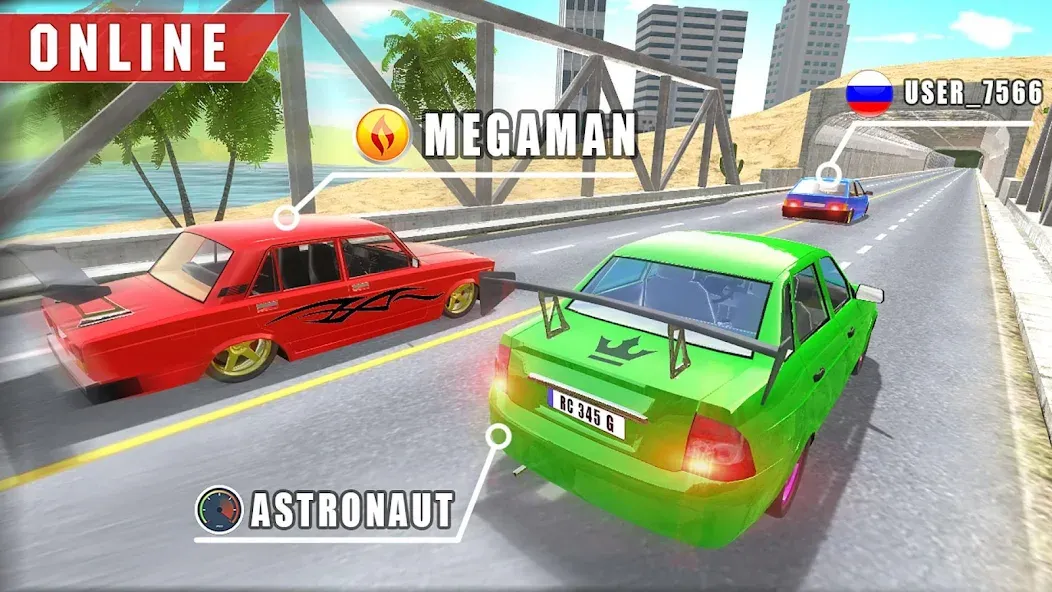 Real Cars Online Racing  [МОД Mega Pack] Screenshot 3