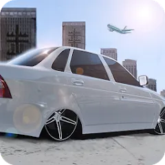 Взломанная Russian Cars: Priorik  [МОД Много монет] - последняя версия apk на Андроид