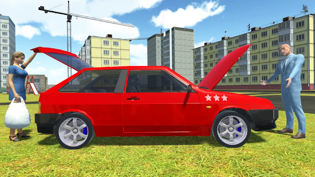 Russian Cars Simulator  [МОД Бесконечные деньги] Screenshot 3