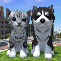 Взлом Cute Cat And Puppy World (Кьют Кэт Энд Паппи Ворлд)  [МОД Меню] - стабильная версия apk на Андроид