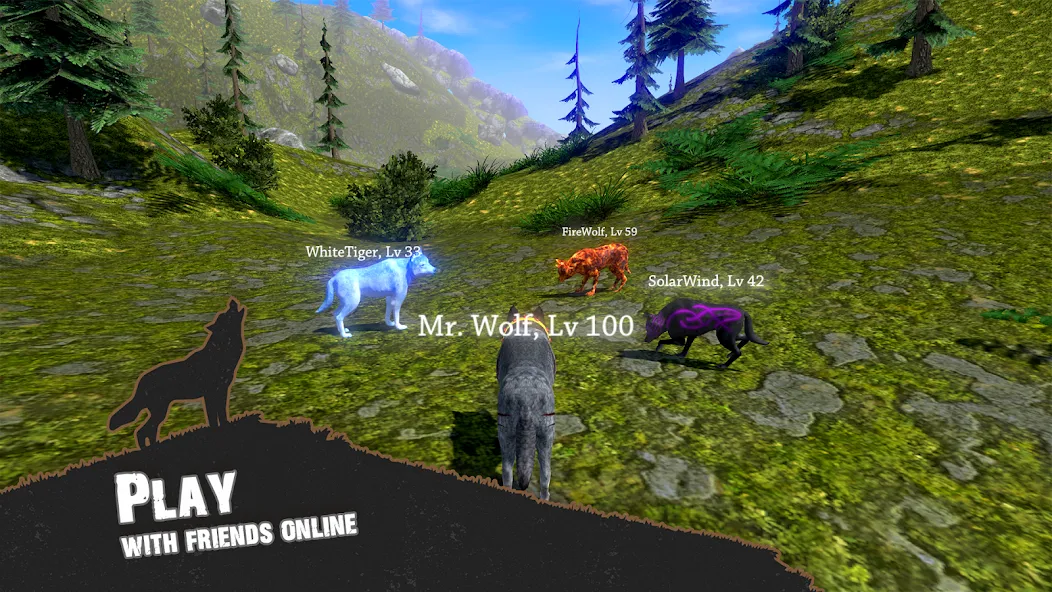 Wolf Simulator - Animal Games  [МОД Меню] Screenshot 3