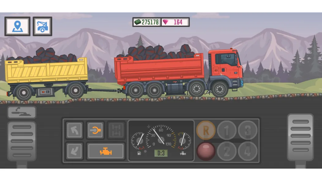 Trucker and Trucks  [МОД Unlocked] Screenshot 1