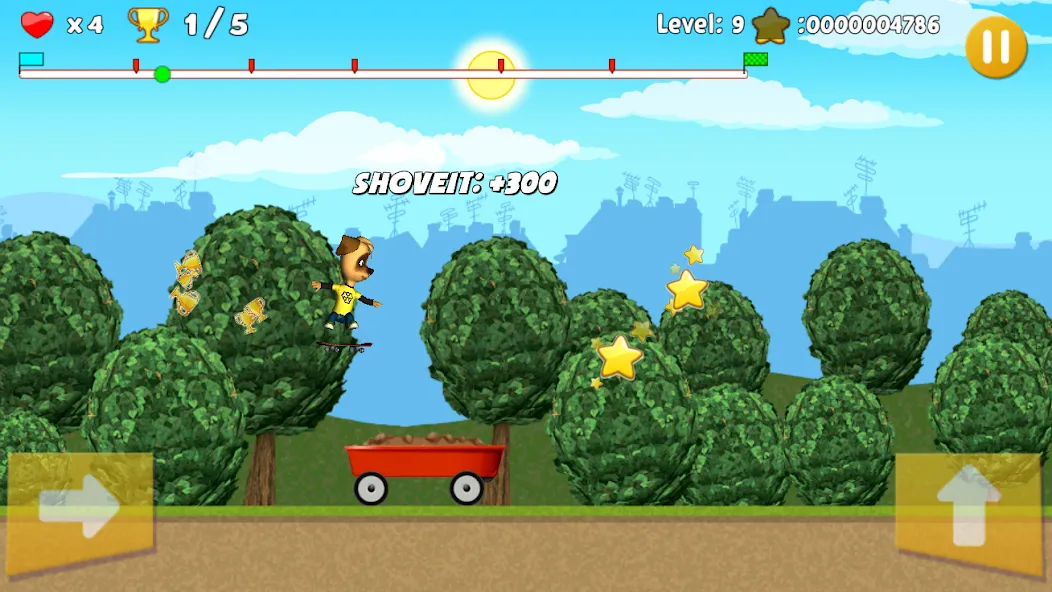 Pooches: Skateboard  [МОД Много монет] Screenshot 5